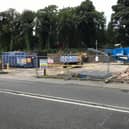 Demolition work has begun at the site on the A644 Huddersfield Road
