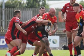 LOAN STAR: Dale Ferguson won't be eligible for Dewsbury Rams against his parent club Featherstone Rovers this weekend. Picture: Thomas Fynn.