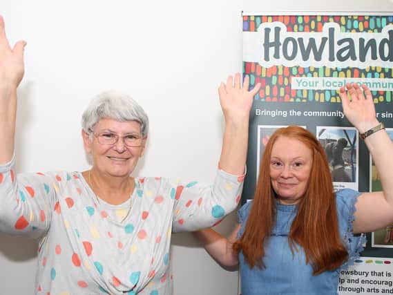 Christine Sykes (volunteer) and Deborah Hall (manager) at Howlands, Dewsbury
