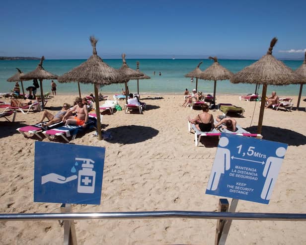 Palma Beach in Palma de Mallorca. Photo: Getty Images