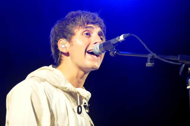 Kiaran Crook, of The Sherlocks, who played a surprise set at the Leeds Festival.