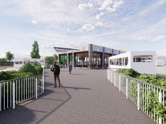 An artist's impression of plans for Dewsbury Bus Station