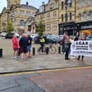 RALLY: ROAR campaigners in Batley town centre