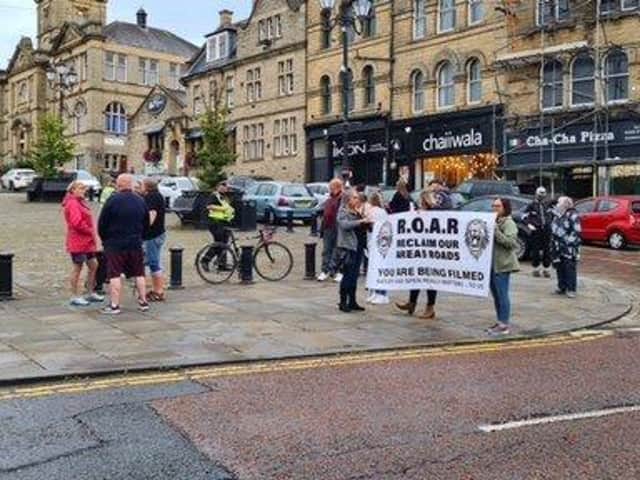 RALLY: ROAR campaigners in Batley town centre