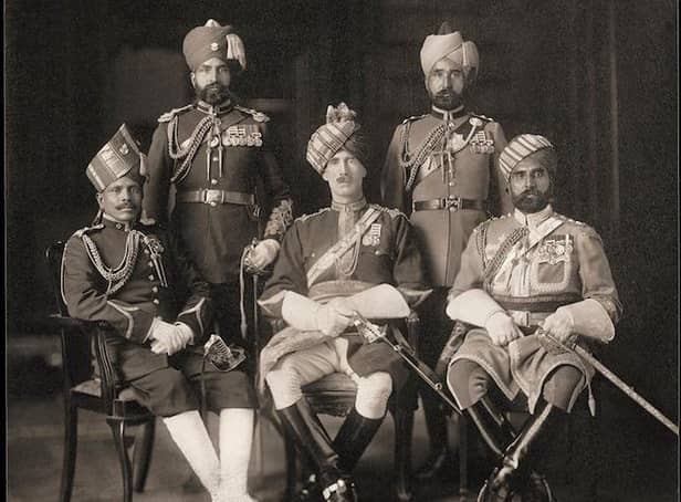 A group photo of King's Bengal Orderly Officers