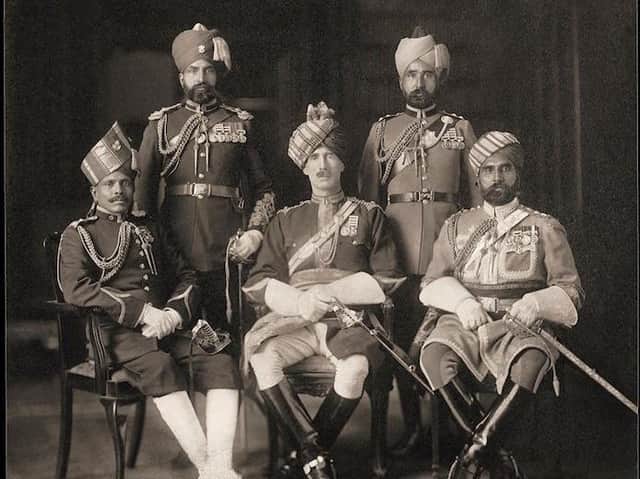 A group photo of King's Bengal Orderly Officers
