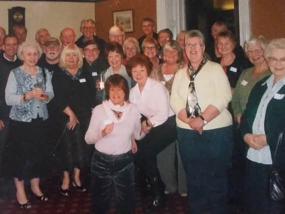 A previous reunion of former pupils of Gregory Street School, Soothill, Batley