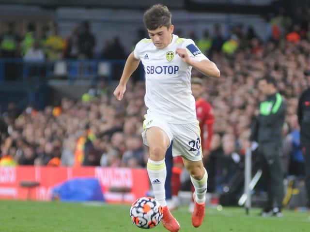 Dan James, who was unlucky not to win a penalty for Leeds United against Newcastle.