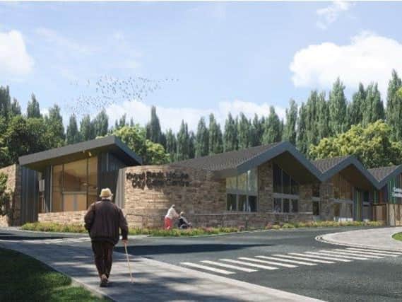 An artist's impression of the proposed new Knowl Park House and Centre of Excellence, Mirfield