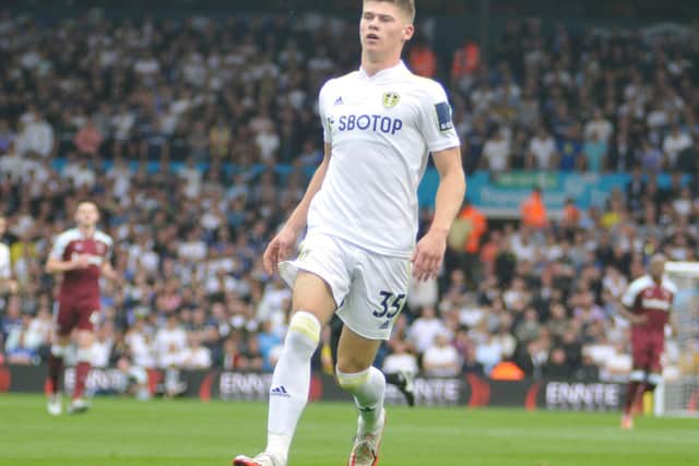Leeds United's teenage defender Charlie Cresswell.