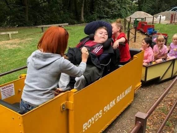 The railway has invested in carriages that can accommodate wheelchairs