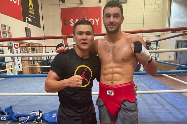 RISING STAR: Batley-based boxer Callum Simpson, who trains at Dicky’s Gym.
