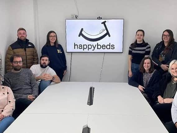 Members of the team at Happy Beds in Batley