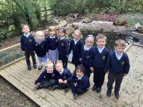 The reception class at Hartshead Junior and Infant School