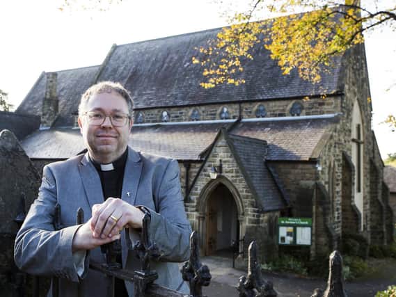 Rev Mike Green at St Saviour's Church, Batley