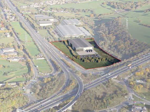 An illustration of what the extension of Interchange 26 at North Bierley could look like if planning permission is secured
