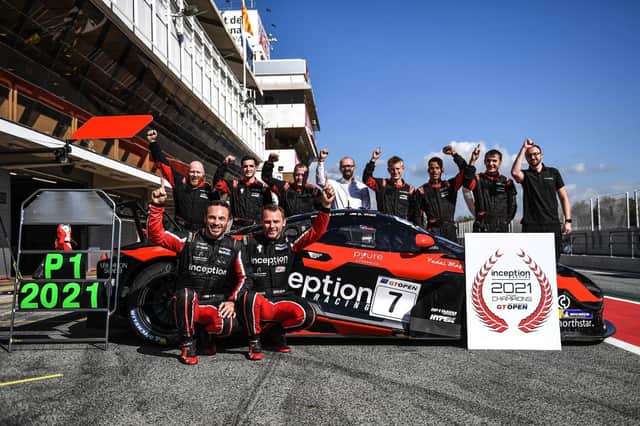Inception Racing's winning team. Picture: Optimum Motorsport.