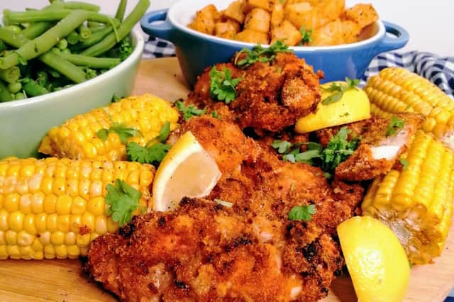 Recipe for southern fried chicken