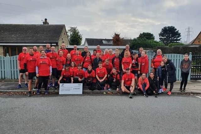 The Go Be Runners held a fundraising run and walk on Remembrance Sunday
