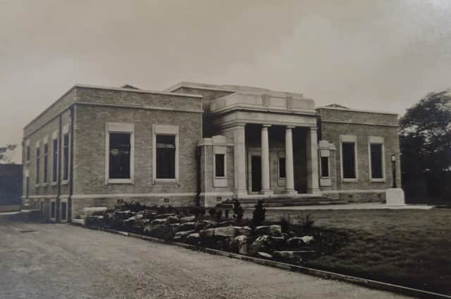 Cleckheaton Library when it was built in November 1930
