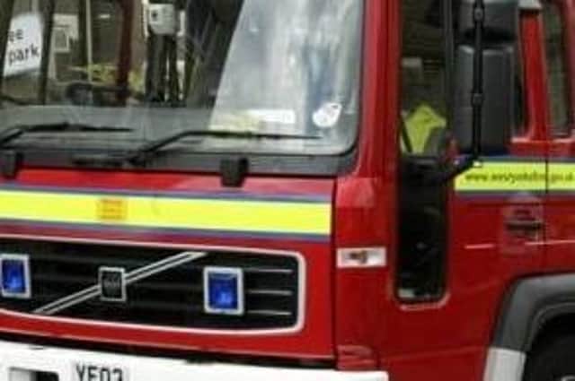 Two crews from Dewsbury Fire Station were called out