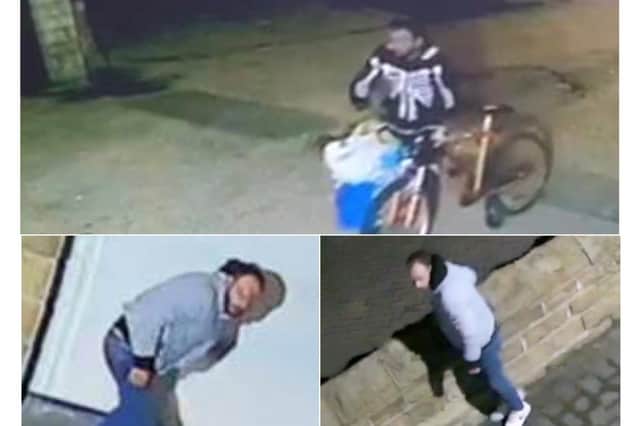 CCTV image of the burglary suspect