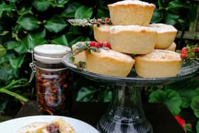 Karen’s homemade mince pies with frangipane topping