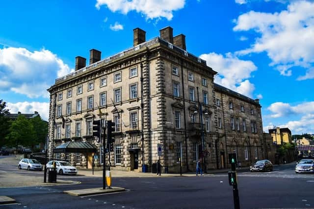 The George Hotel at St George’s Square in Huddersfield