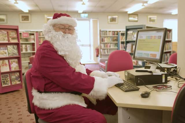 Father Christmas at Mirfield Library