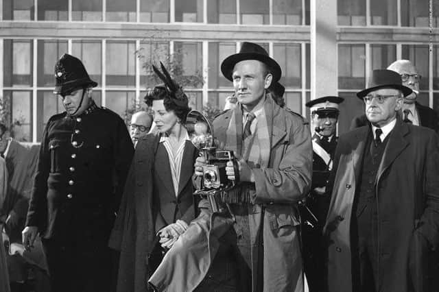A scene from the 1955 film Value for Money, which was filmed in Batley