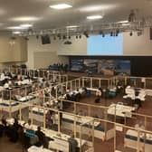 The general election count in Kirklees 2024.