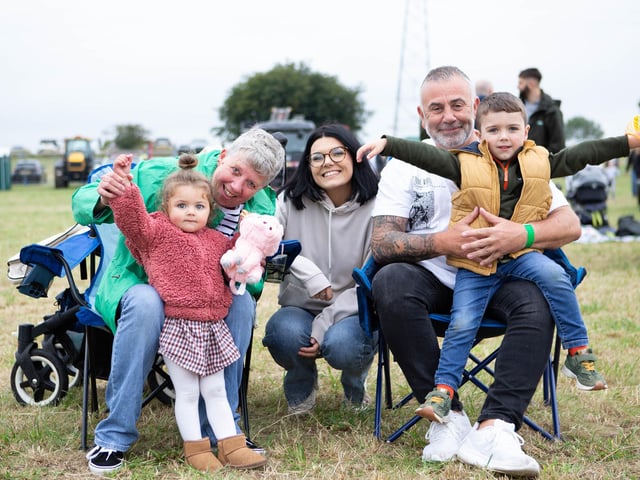 Helen, Dela, Hollie, Dean and Ronnie at Mirfield Farm Fest.