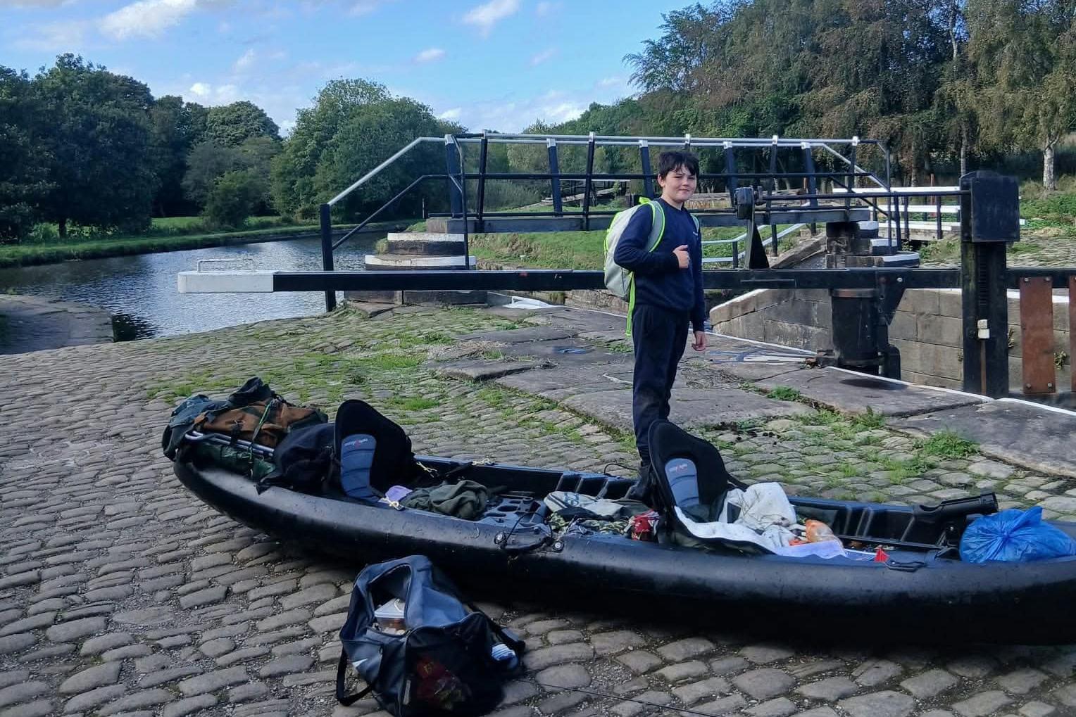 Young Birstall rugby captain completes 127-mile Leeds and Liverpool ...