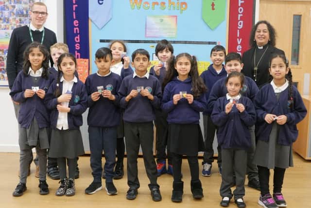 St John’s CE (C) Primary School, on Boothroyd Lane, welcomed the Revd Canon Smitha Prasadam on Wednesday, March 8 - her first day as an Area Bishop in the Anglican Diocese of Leeds.