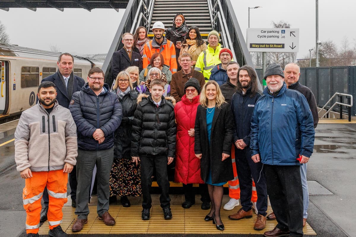 Spen Valley MP officially re-opens upgraded Mirfield Train Station as ...