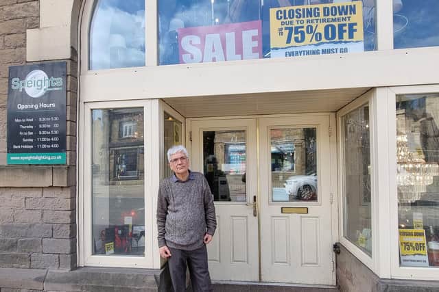 Vijay Anand, owner of Speights Lighting and Home in Mirfield, is retiring at the age of 70.