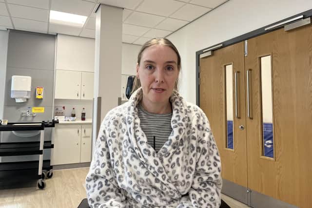 Debbie Playford, 40, became paralysed from the waist down in March 2021.