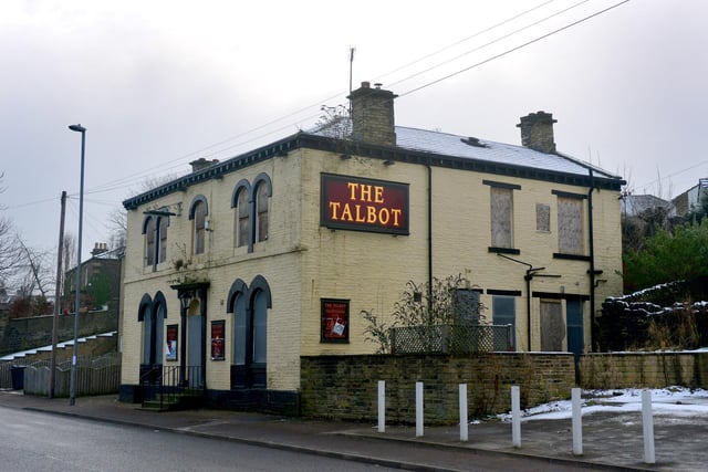 The Talbot Pub in Cleckheaton after its closure.