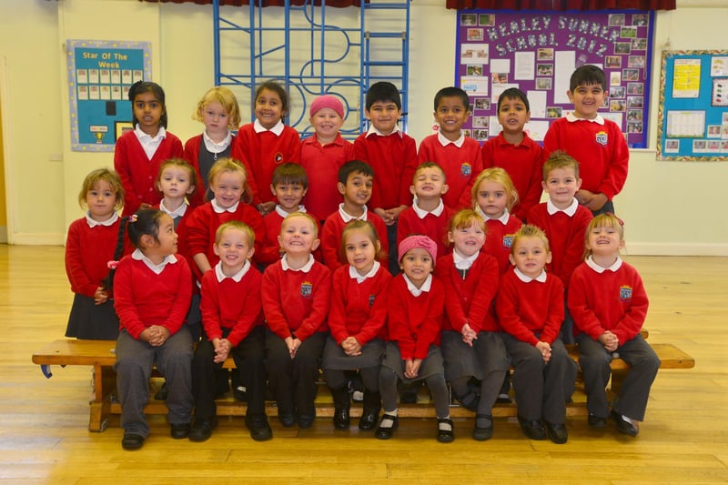 School starters at Healey Junior and Infant school in 2012.