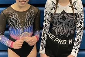 Town Flyers' Esme Keal and Llana Green competed in the British Schools Trampoline Championships.