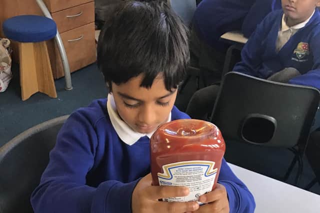 The children have been making their own sauces including salsa, BBQ and Tzakiki.