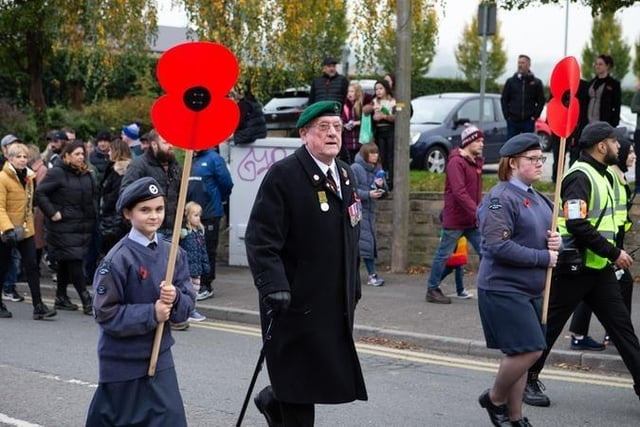 6. Mirfield's Remembrance Sunday parade.