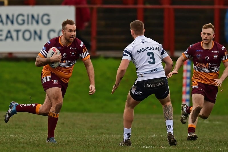 Action from Batley Bulldogs' gripping, albeit attritional, encounter with Featherstone Rovers.