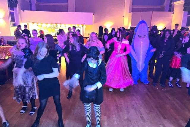 The air cadets then donned their scariest-best fancy dress costumes for a Halloween party.
