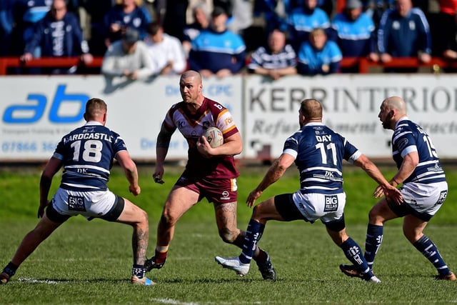 Match action from the Good Friday clash between Batley and Featherstone