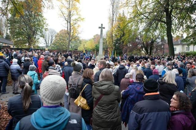 Mirfield's Remembrance Sunday parade