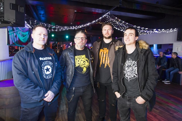 Local band Motor City Murder who helped to organise the event.