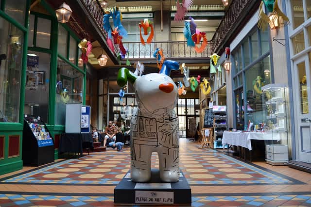 The Snowdogs Support Life art trail launched earlier this month, which saw a pack of 67 fibre-glass canine sculptures unveiled throughout Kirklees, including Dewsbury, Batley, Birstall, Cleckheaton and Mirfield.