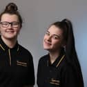 Newly recruited Inspectas Trainee Analyst Surveyors Abbi Molyneux (left) and Lilly Holden