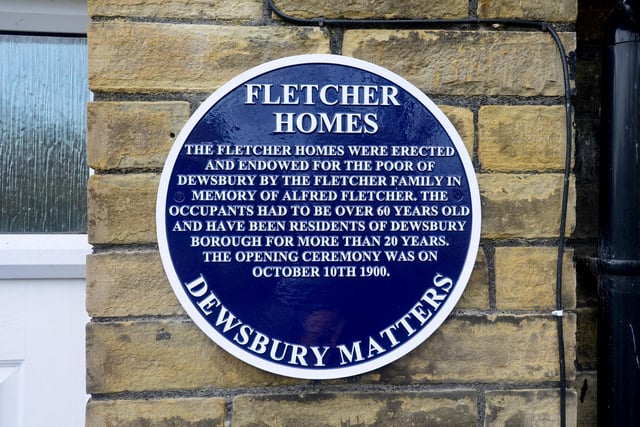 The Blue Plaque Trail, as part of the popular Dewsbury Heritage Walks, was initiated by the local history group Dewsbury Matters to celebrate interesting historic buildings in our town. Pictured is the blue plaque at The Fletcher Homes on Boothroyd Lane. The town has so many interesting features on the walks.